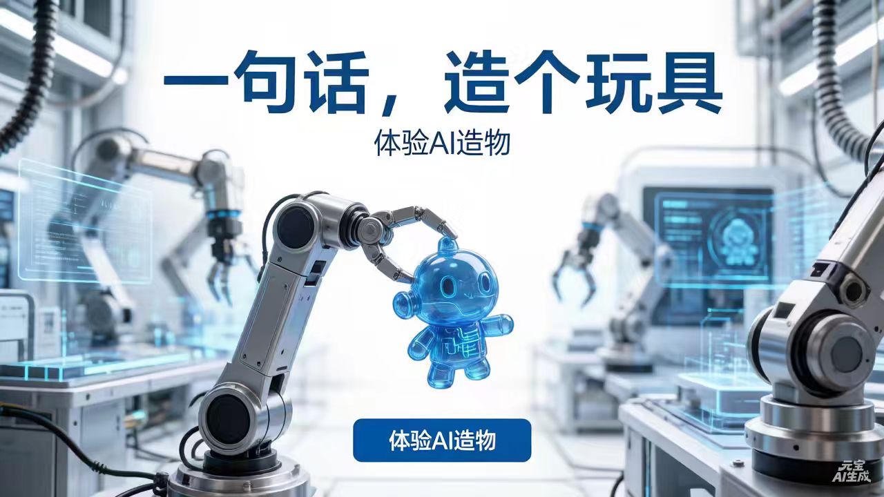一句话 造个玩具 · AI 语音造物